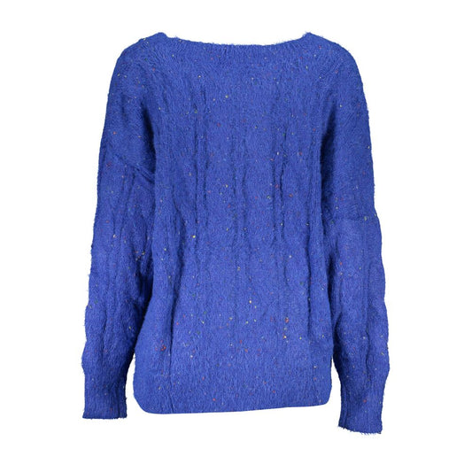 Desigual Blauer Polyester-Pullover