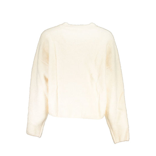 Desigual Weißer Stoffpullover