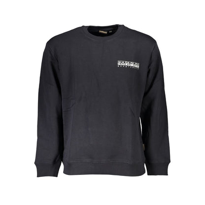 Napapijri Black Cotton Men Sweatshirt