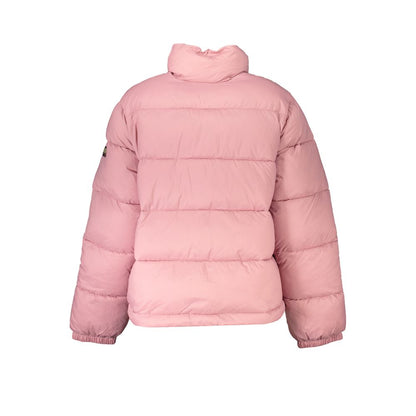 Napapijri Pink Polyamide Full-Length Jacket