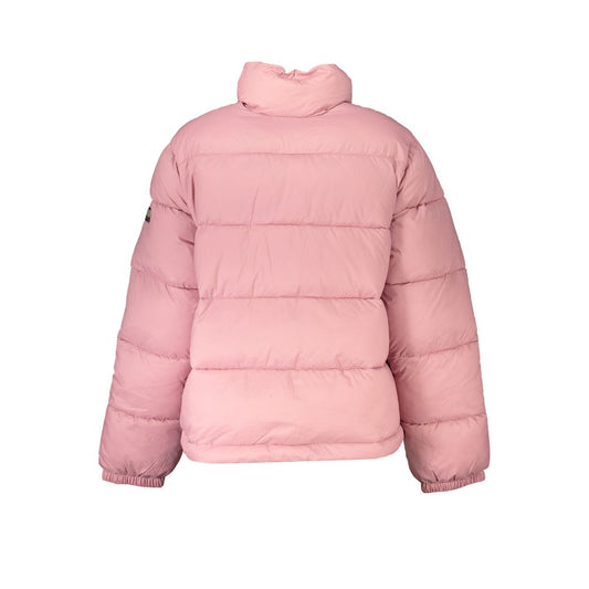 Napapijri Pink Polyamide Full-Length Jacket