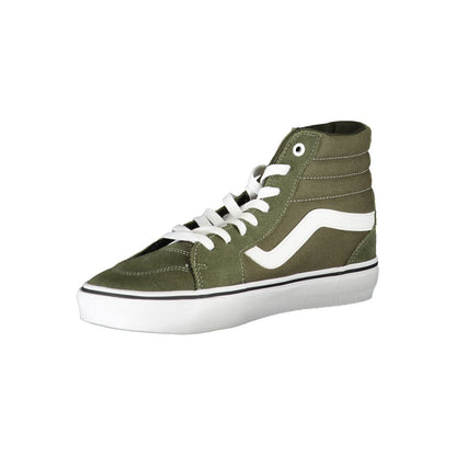 Vans Green Polyester Athletic Sneakers