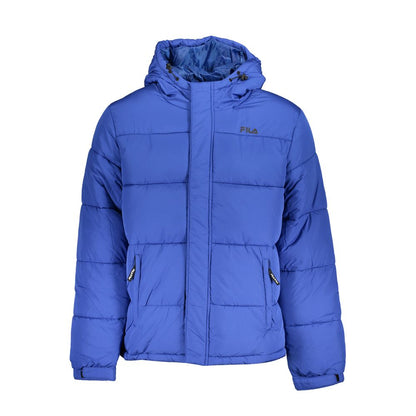 Fila Blue Polyester Full-Length Jacket