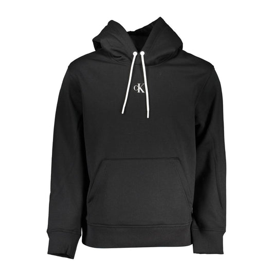 Calvin Klein Schwarzer Polyester Herren Pullover mit Kapuze