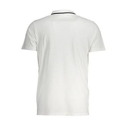 Fila White Cotton Men Polo Shirt