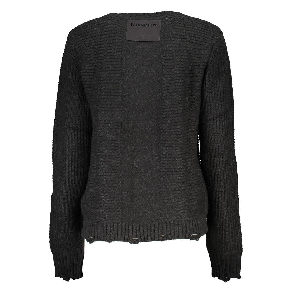 Patrizia Pepe Black Fabric Sweatshirt
