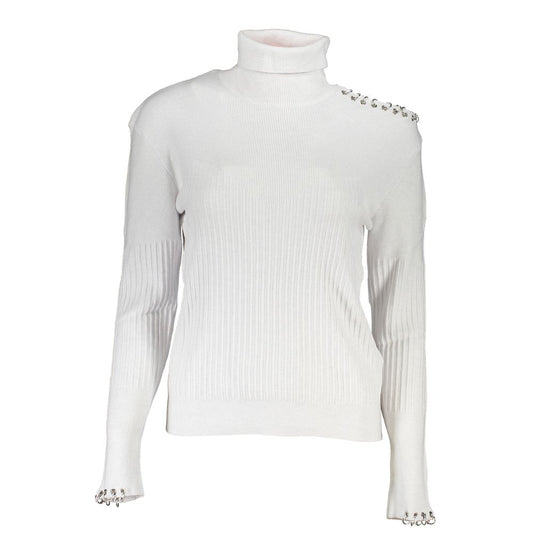Patrizia Pepe Gray Cotton Turtleneck
