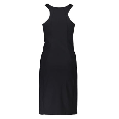 Patrizia Pepe Black Elastane Casual Dress
