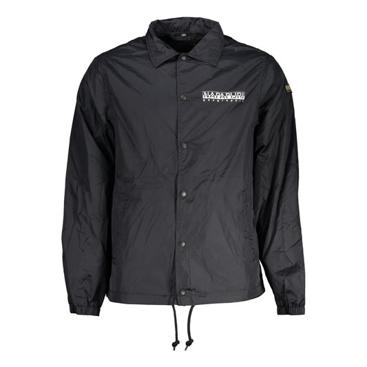 Napapijri Black Polyester Shell Jacket