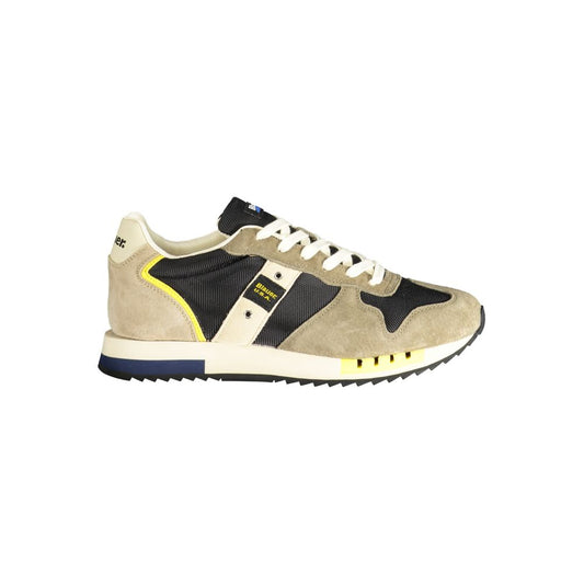 Blauer Green Polyester Athletic Sneakers