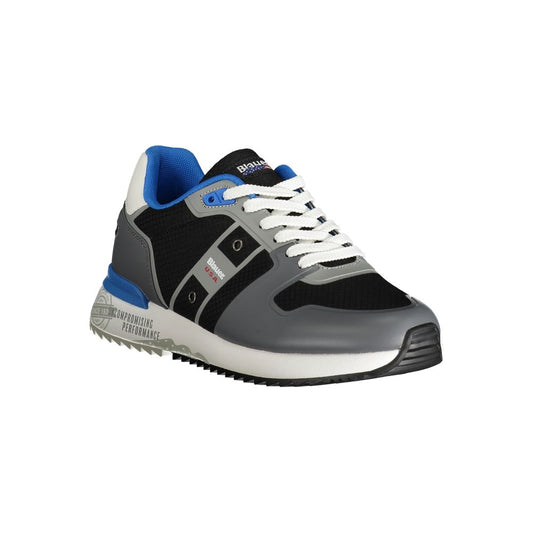 Blauer Gray Polyester Athletic Sneakers