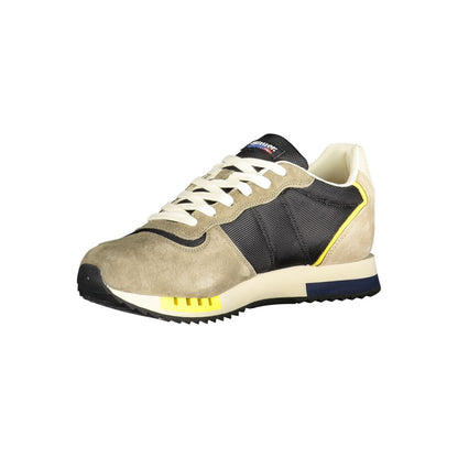 Blauer Green Polyester Athletic Sneakers