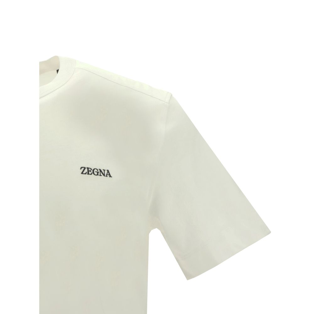 ZEGNA White Cotton T-Shirt