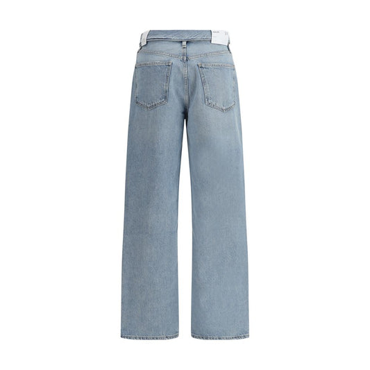 Agolde Light Blue Cotton Jeans Denim