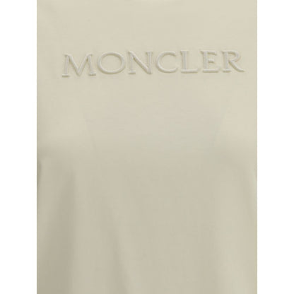 Moncler Cream Cotton T-Shirt