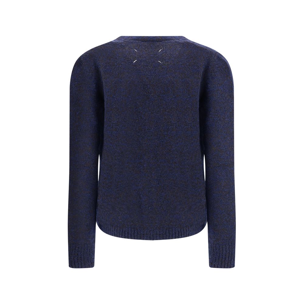 Margiela Blue Wool Cardigan