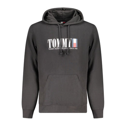 Tommy Hilfiger Schwarzer Baumwollpullover für Männer