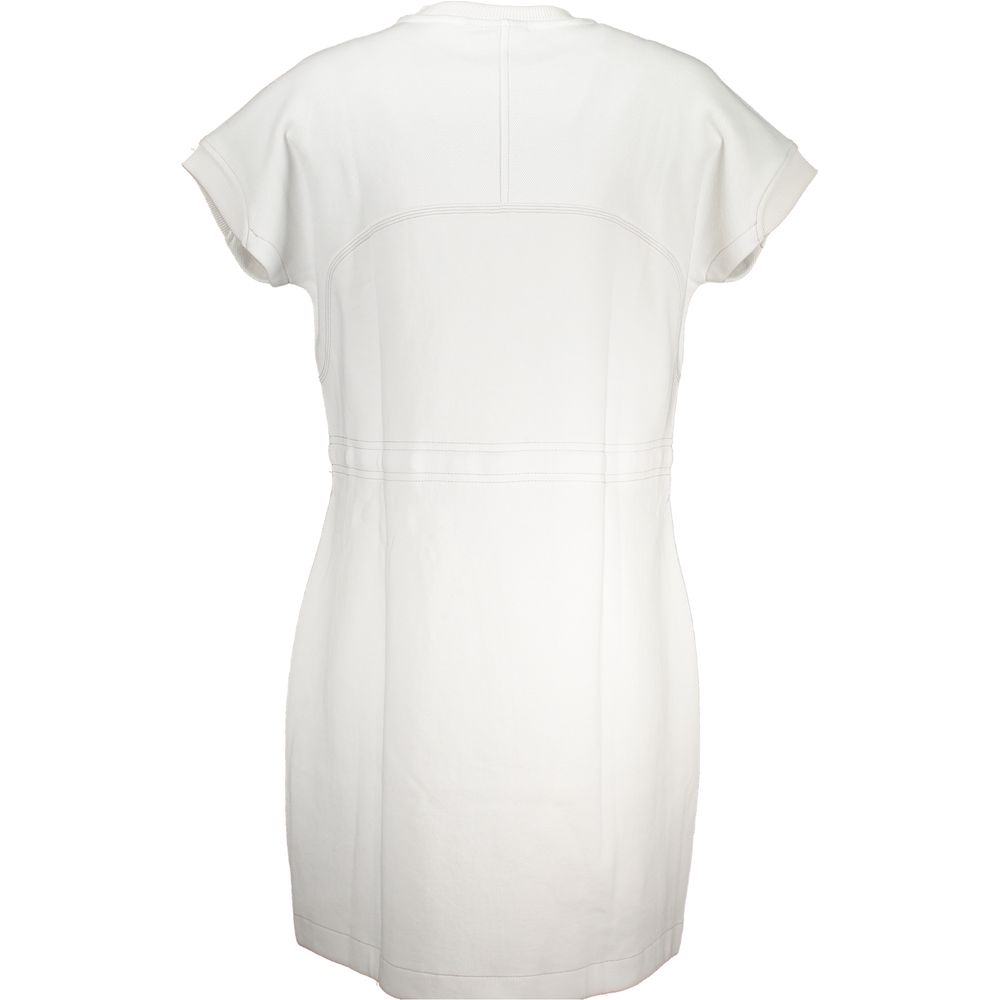 Napapijri White Cotton Casual Dress