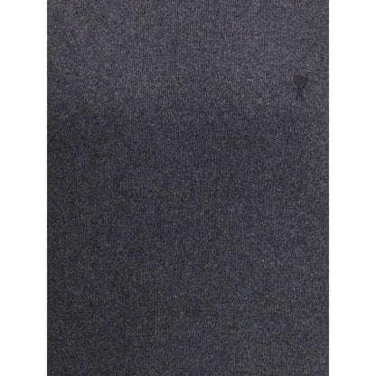 Ami Paris Gray Cashmere Turtleneck