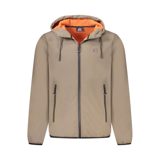 Norway 1963 Braune Polyester Herrenjacke