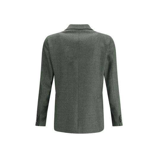 Tagliatore Bicolor Fleece Wool Blazer