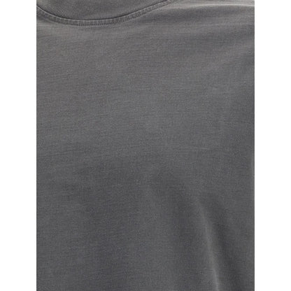 Agolde Gray Cotton Long Sleeve T-Shirt