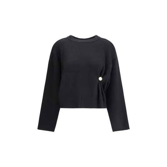 Loulou De Saison Black Wool Sweatshirt