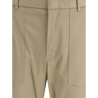 Brioni Beige Cotton Cargo Pants