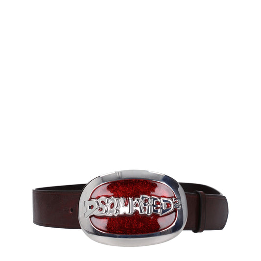 Dsquared² Brown Leather Regular Belt