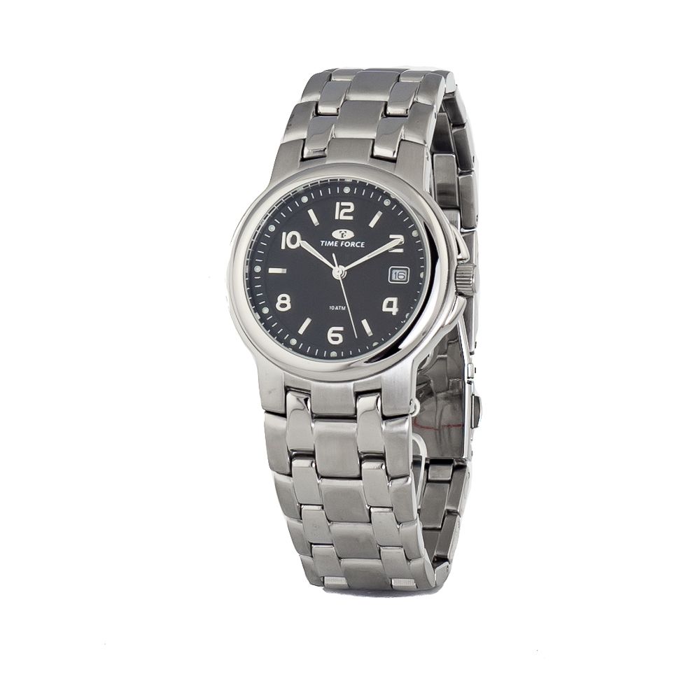 Time Force Silver Stainless Steel Dress Watch