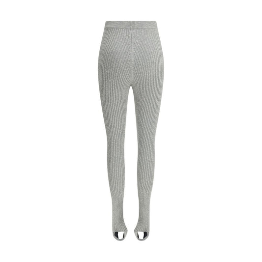 Magda Butrym Gray Linen Leggings