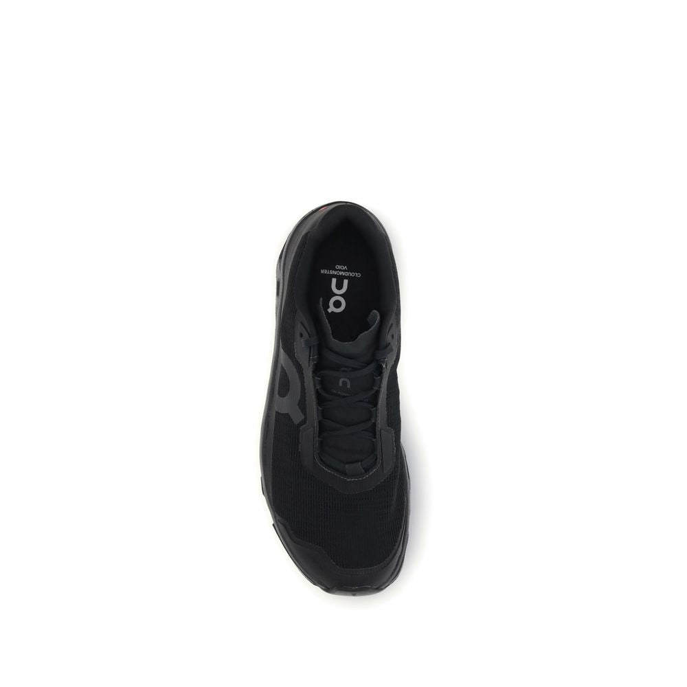 ON Black Recycled Polyester Athletic Sneakers