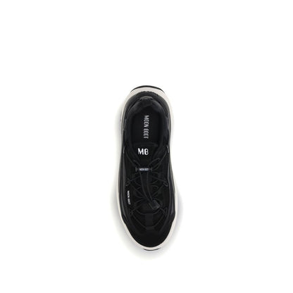 Moon Boot Black Polyester Athletic Sneakers