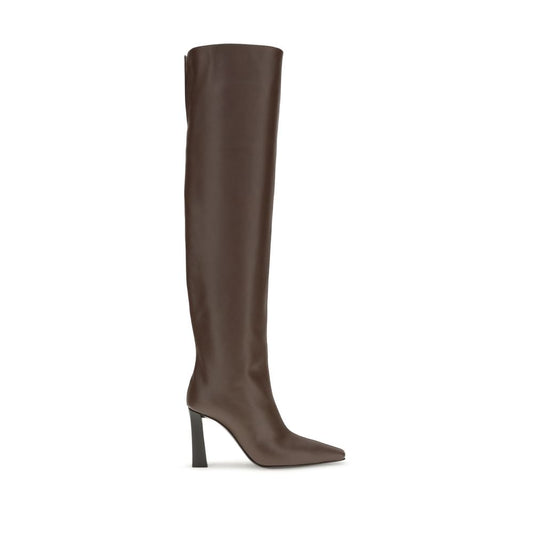 Giuseppe Zanotti Brown Leather Over The Knee