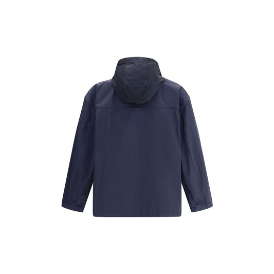 Thom Browne Blue Polyester Shell Jacket