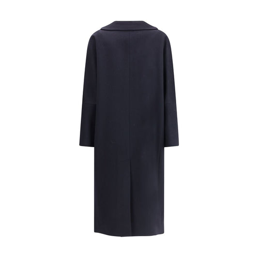 Lardini Black Cashmere Coat