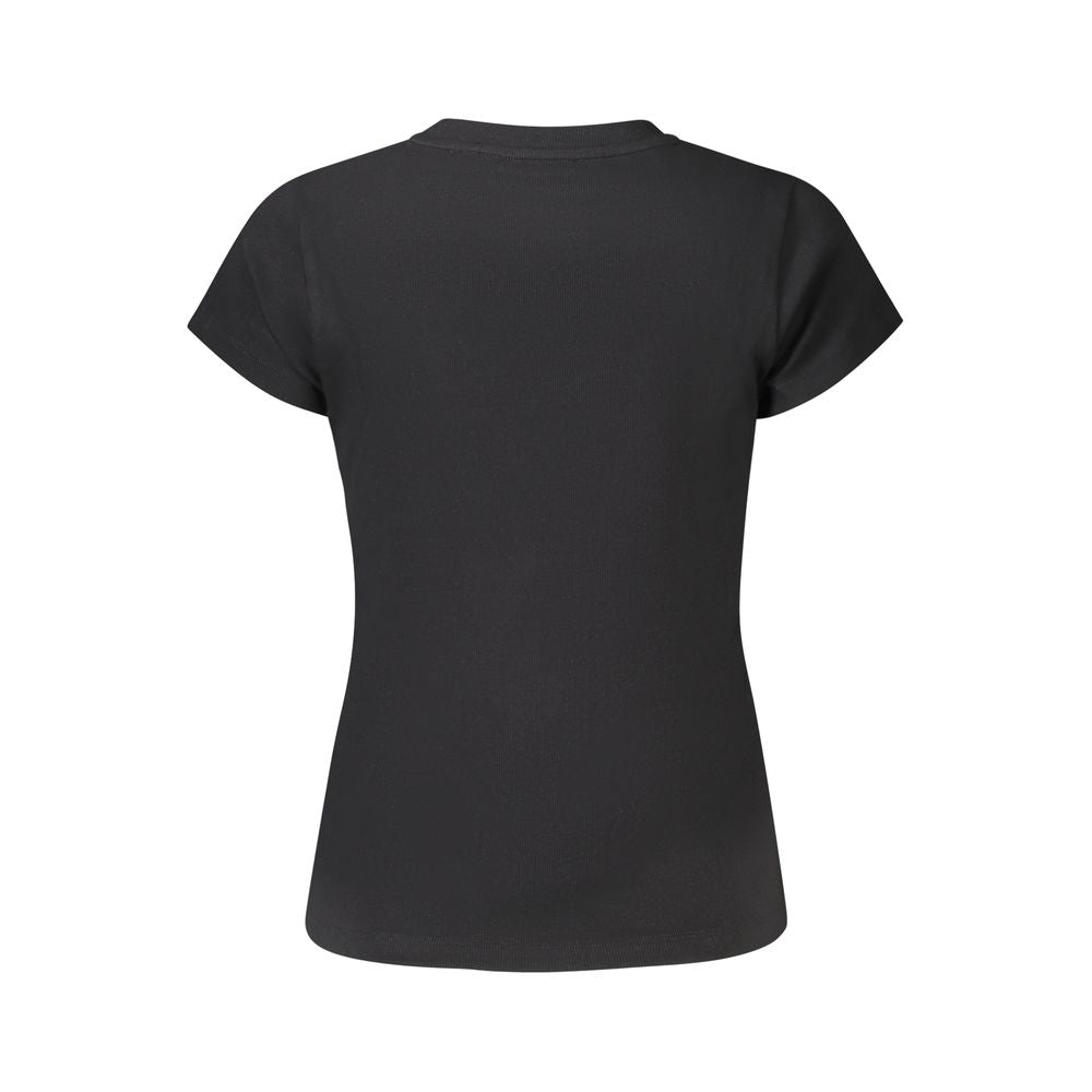 Pepe Jeans Black Cotton Women T-Shirt