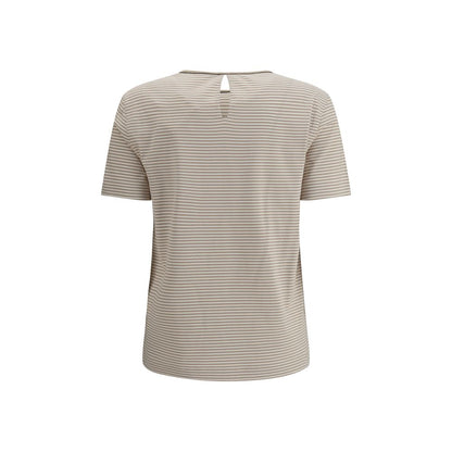 Brunello Cucinelli Beige Cotton T-Shirt