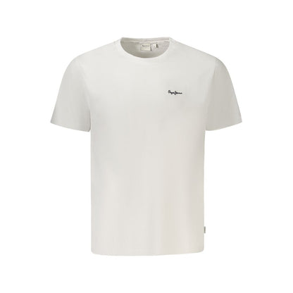 Pepe Jeans White Cotton Men T-Shirt