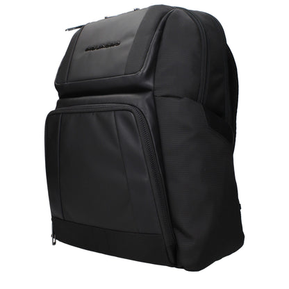 Piquadro Black Nylon Backpack
