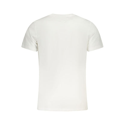 Tommy Hilfiger Weißes Baumwolle Männer T-Shirt