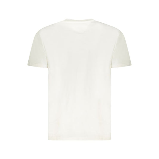 Tommy Hilfiger Weißes Baumwolle Männer T-Shirt