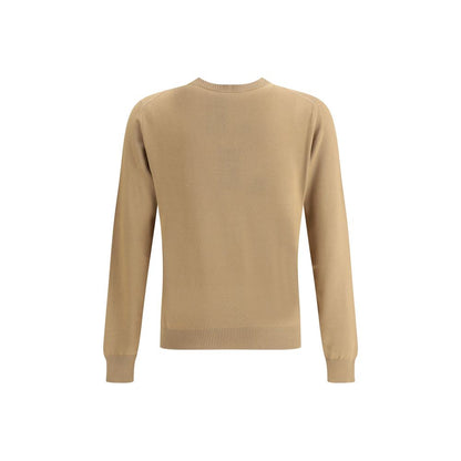 Fendi Beige Fleece Wool Sweatshirt