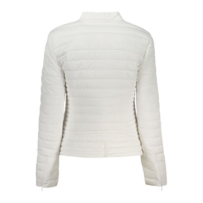 Guess Jeans White Polyethylene Full-Length Jacket
