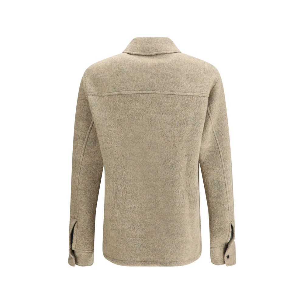 Jil Sander Beige Wool Coat
