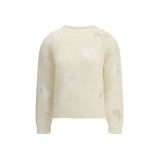Fabiana Filippi Cream Mohair Sweatshirt