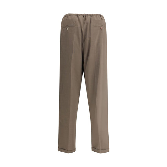 Magliano Brown Polyester Casual Pants