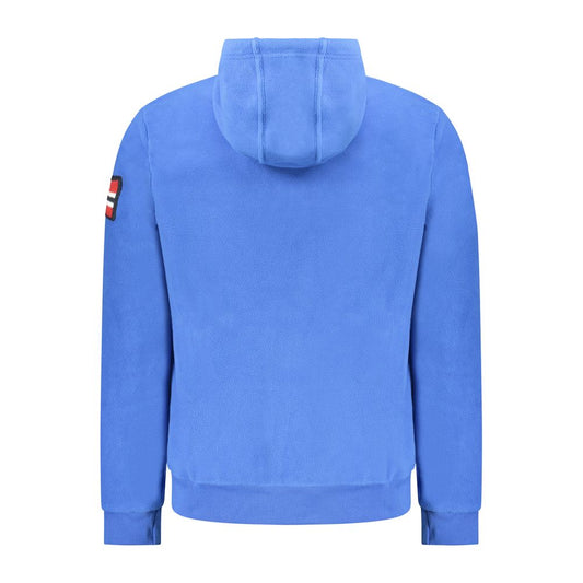 Norway 1963 Blauer Polyester-Pullover für Männer