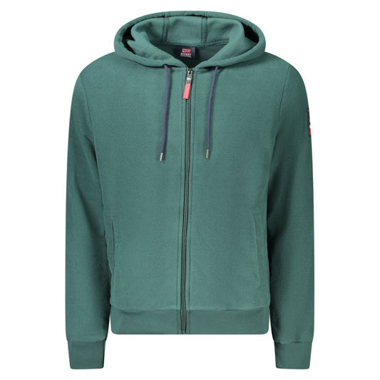 Norway 1963 Grüner Polyester-Pullover für Männer