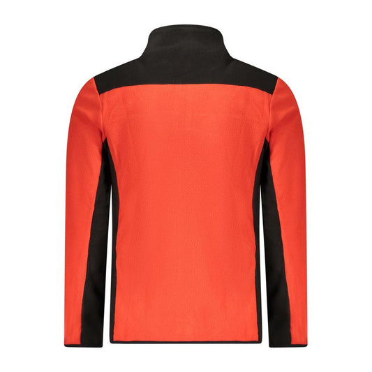 Norway 1963 Roter Polyester-Pullover für Männer